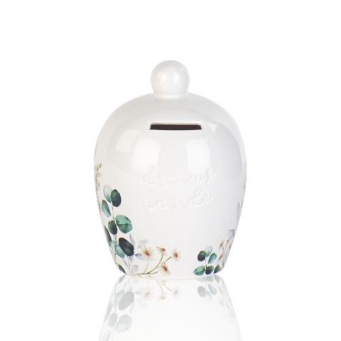 SALVADANAIO BLOOMING LOVE CON SCATOLA